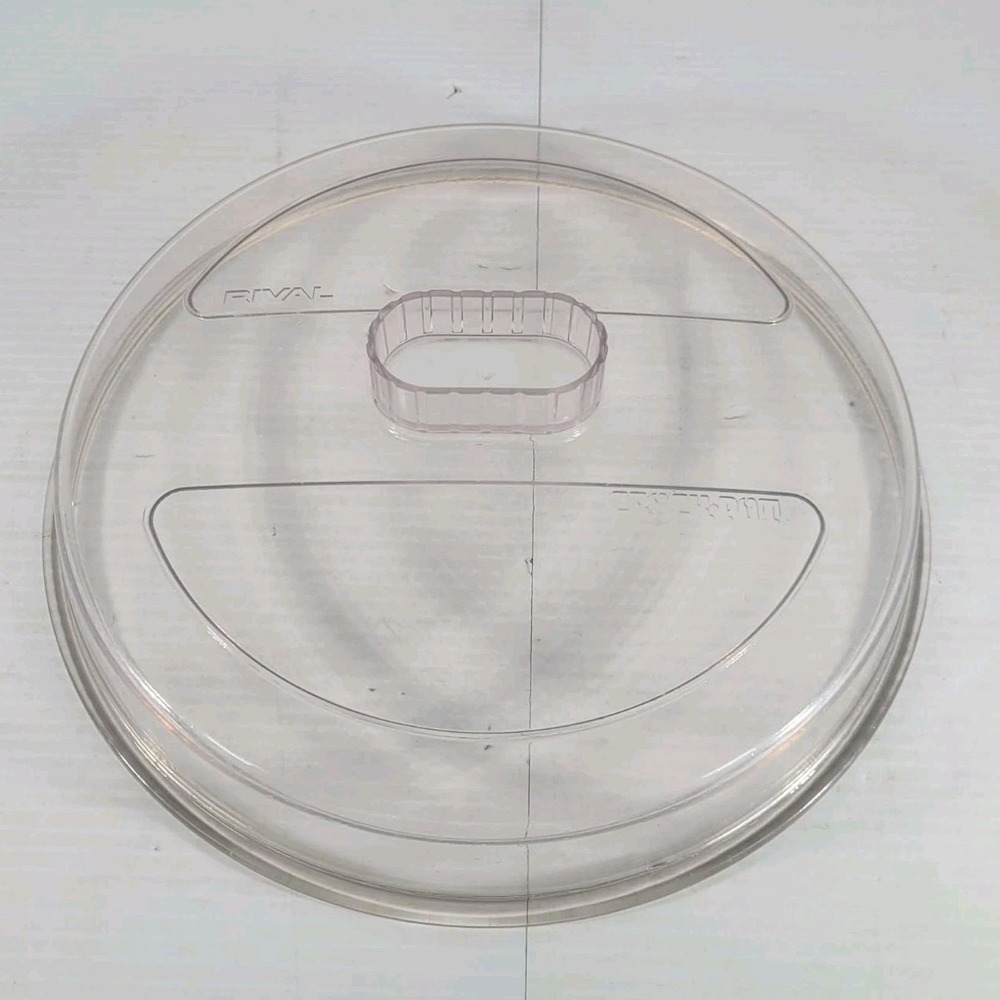 🍉 Rival Plastic Lid Cover 9.5" 4 QT Crock Pot Slow Cooker 3154 Replacement Lid